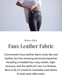 Faux Leather Legging