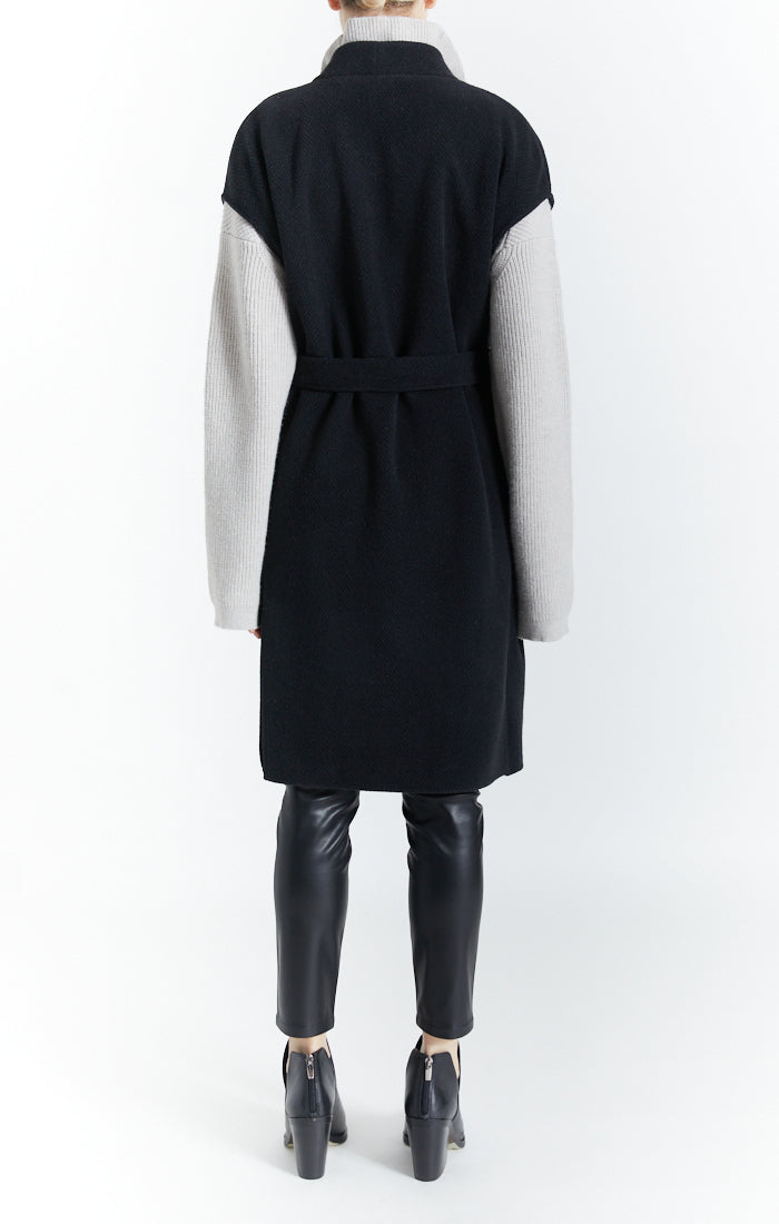 Belted Long Vest